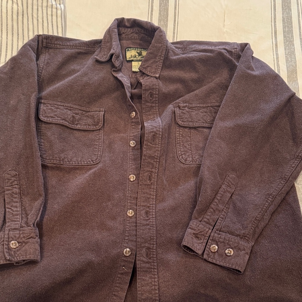 Field & Stream Brown heavy Cotton Shirt
